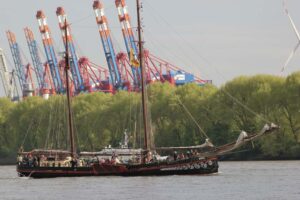 Erleben Sie den Hafengeburtstag 2026 an Bord der „Fortuna” 7 Hafengeburtstag Hamburg. Traditionsschiff Fortuna. Privatfoto