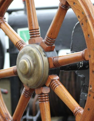 Traditionsschiff Fortuna, Steuerrad