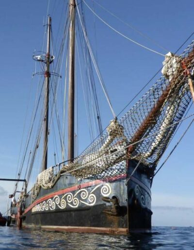 Traditionsschiff Fortuna auf See