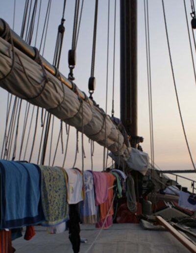 Traditionsschiff Fortuna auf See